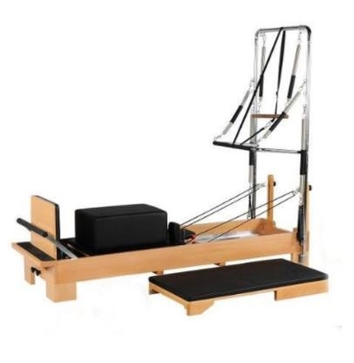 OEM de Houten van het de Oefeningsmateriaal van Staalpilates Hervormer van Pilates met Halve Trapeze