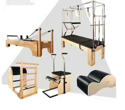OEM de Houten van het de Oefeningsmateriaal van Staalpilates Hervormer van Pilates met Halve Trapeze