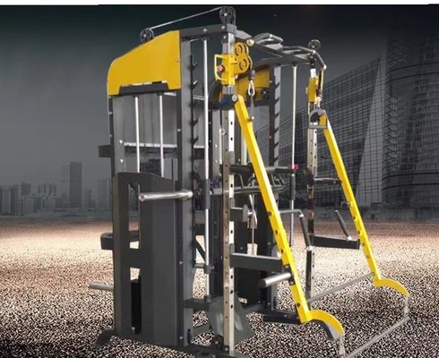 Poedercoating Gym Fitness apparatuur Multifunctionele Smith Weight Stack Trainer