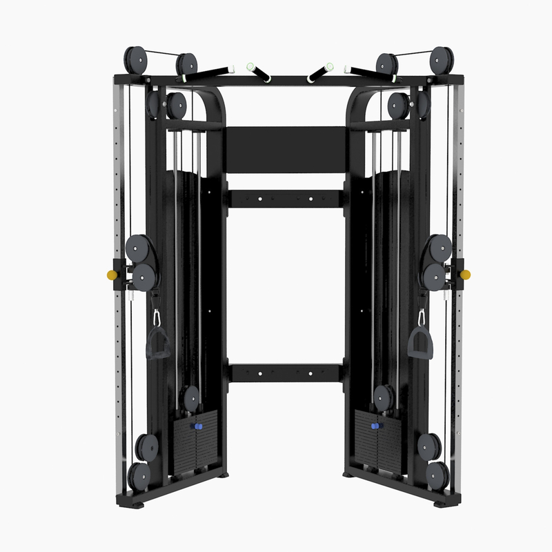 50*100 vlakke Ovale Buis Smith Exercise Machine Bar 2 Rij Poeder het Met een laag bedekte Schilderen
