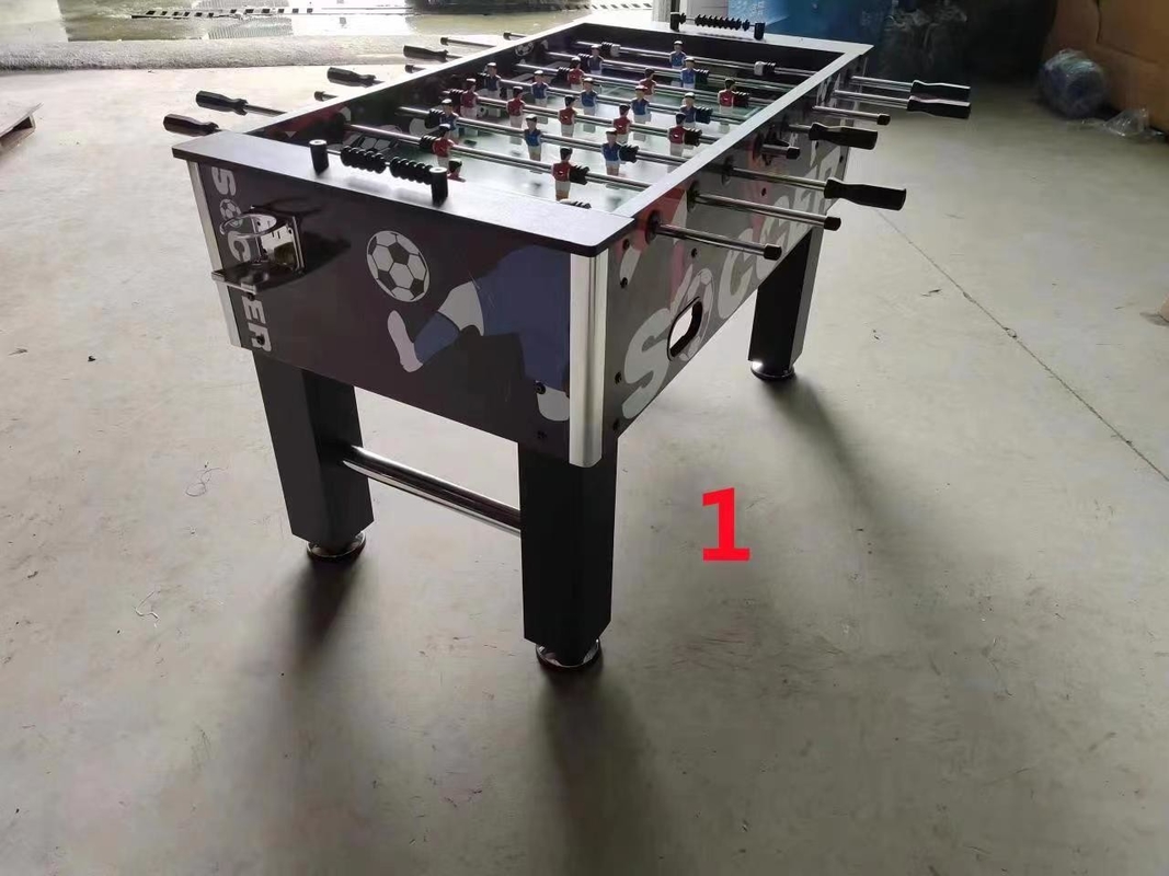 Aanpasbare kleur voetbal voetbal spel tafel Met ABS Ball MDF Rail